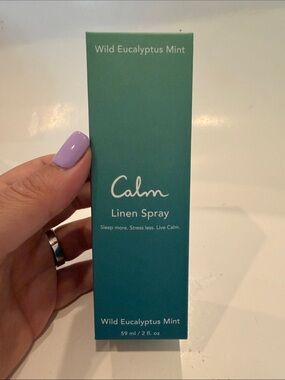 NWT Calm Wild Eucalyptus Mint Linen Spray - 59ml (2 fl oz)